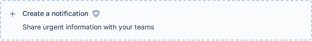Notification banner in bagtoss.love, a cornhole communication hub for league managers